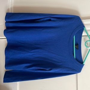 Talbots pure cashmere blue sweater